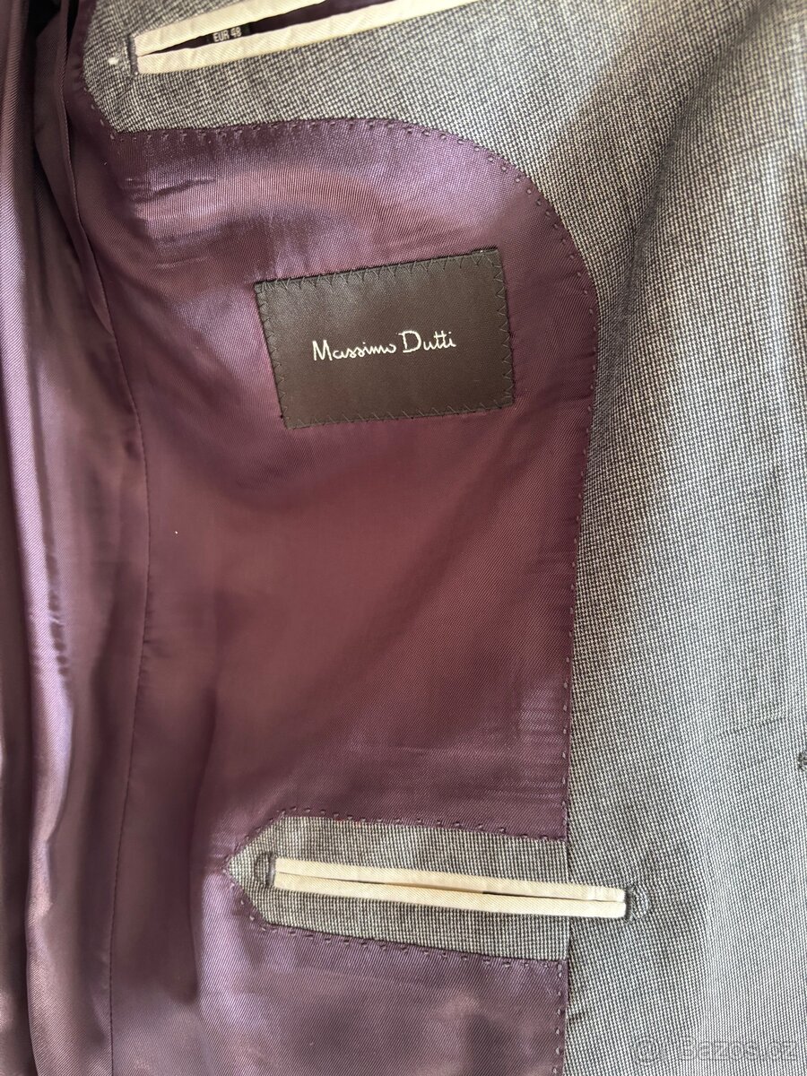 Massimo Dutti - pánské sako TOP stav - 5