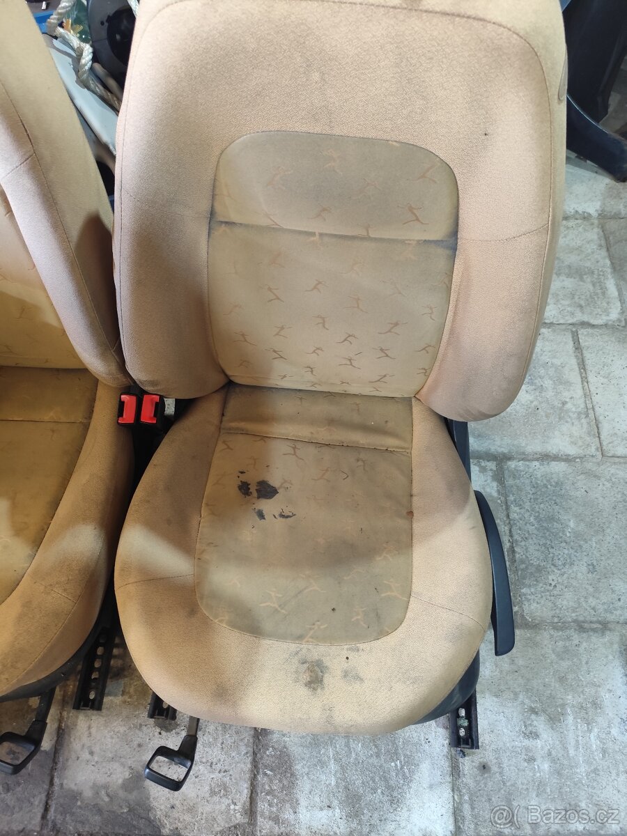 Sedačky béžové elegance - Škoda Fabia I - 5