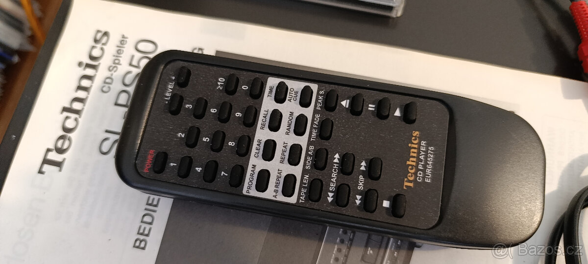 TECHNICS SL-PS50 Stereo CD Player + Příslušenství - 5