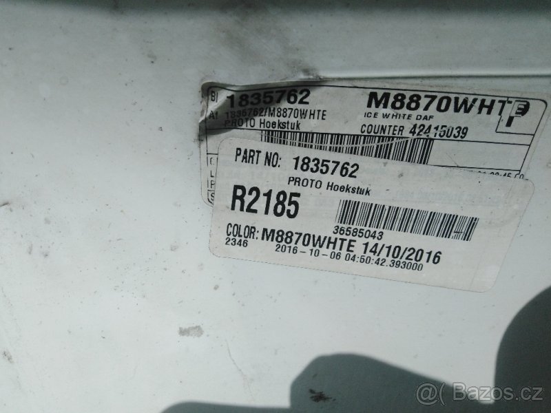 Daf XF 480 pravý přední roh kabiny mírně poškozený - 5