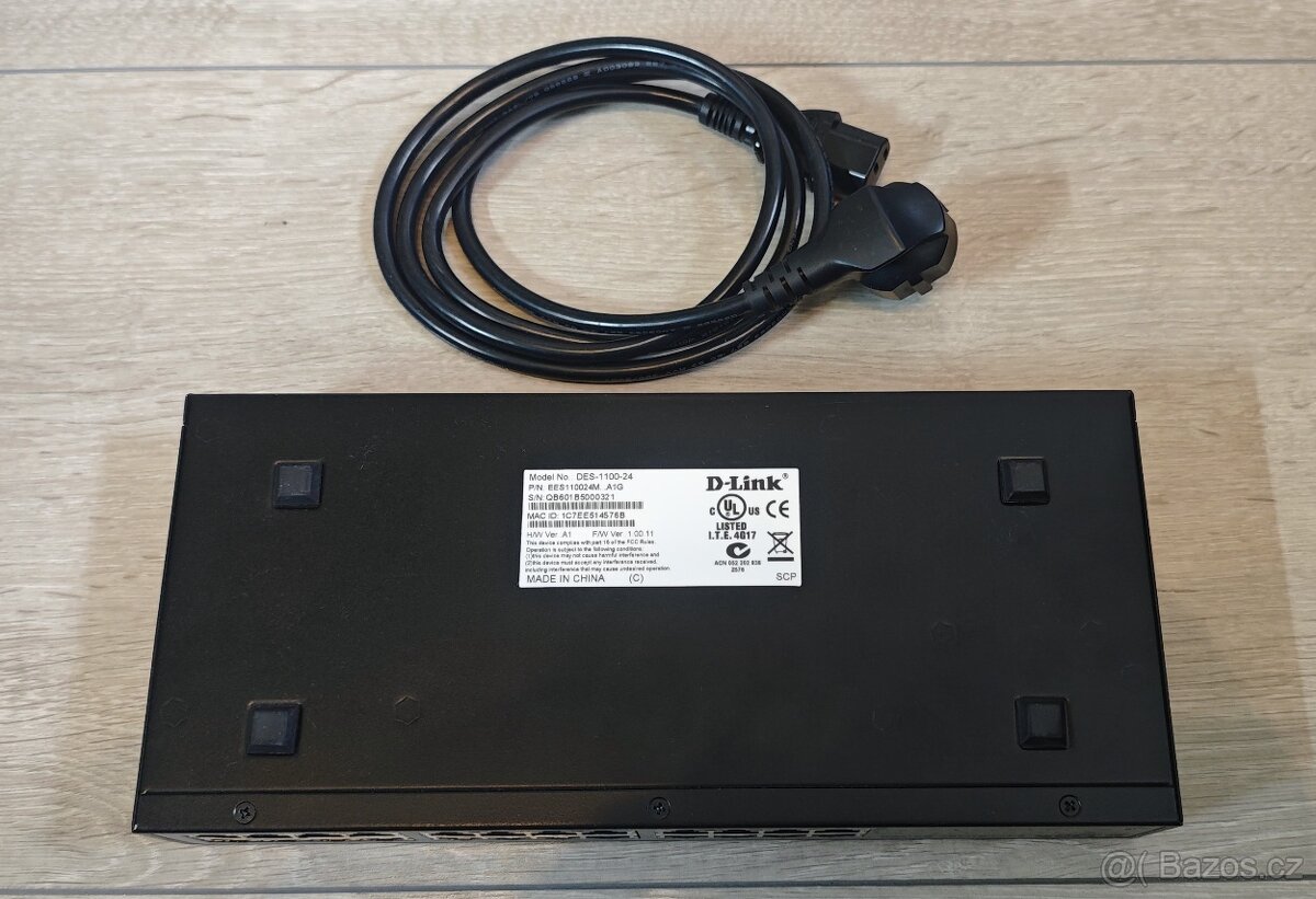 D-Link DES-1100-16 Fast Ethernet Smart manazovatelny - - 5