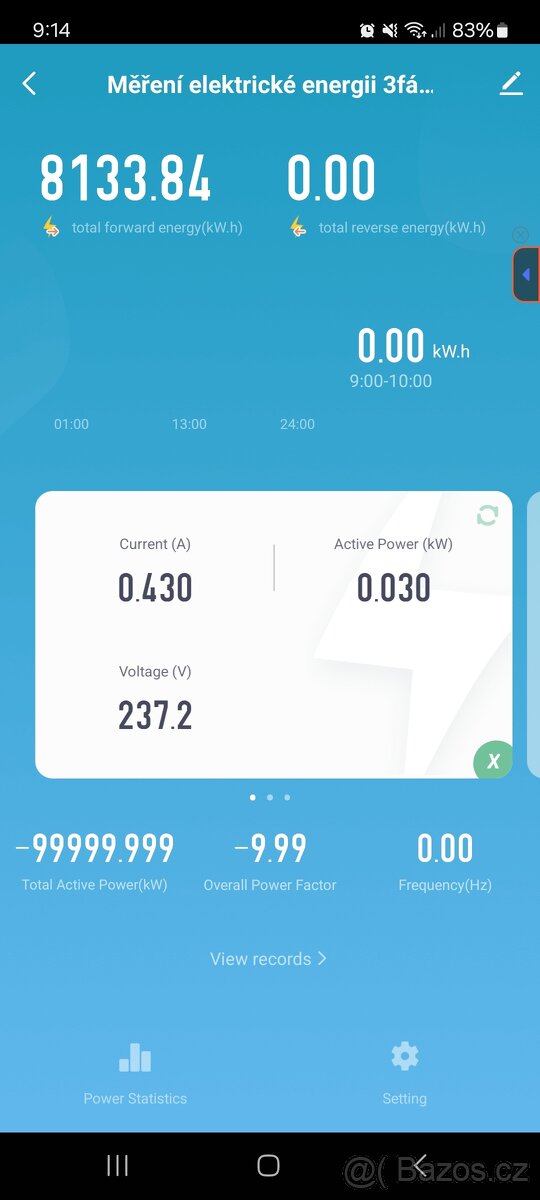 Tuya 3 fázový wifi měřič - 5