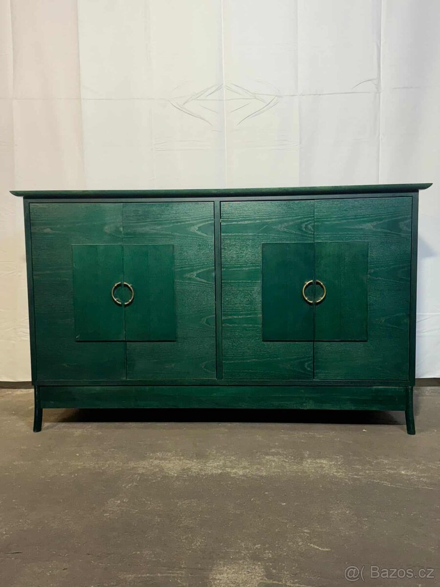 Designová zelená komoda (133004) - 5