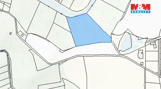 Prodej lesa, 9271 m², Římov - Branišovice - 5