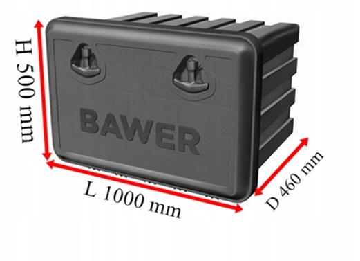 Plastová bedna na nářadí značky Bawer - 5