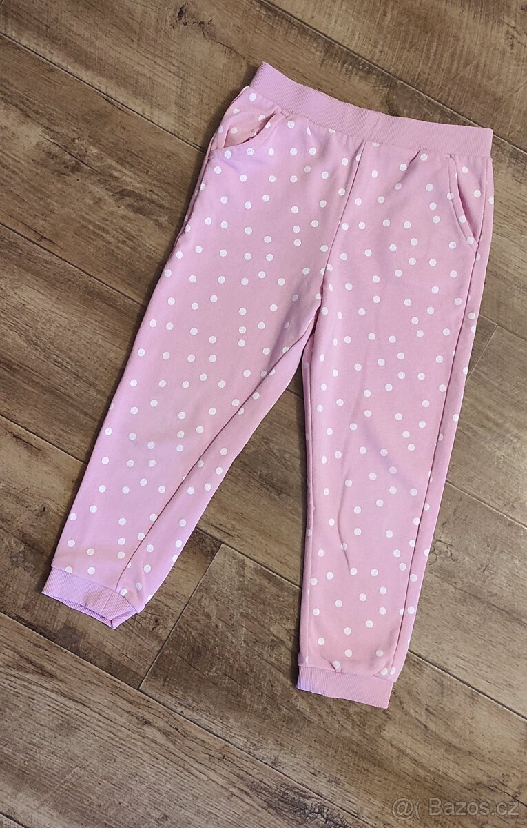 Set dívčí tepláky vel.110 - 5