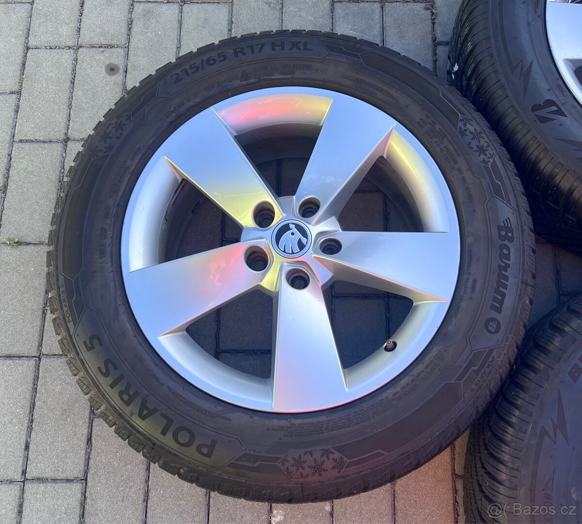 Kodiaq - 17" Ratikon + zimní 215/65 Barum/Bridgestone - 5