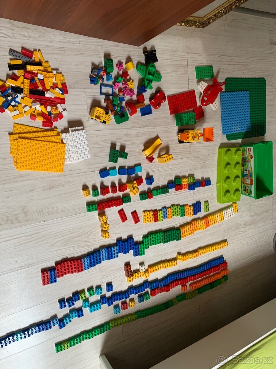 Lego duplo + jine neznačkové kostky - 5