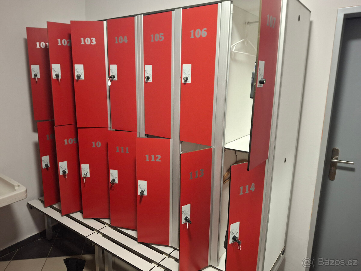 Šatní skříňky Frajt, skříňky do posilovny, bazénu, apod. - 5