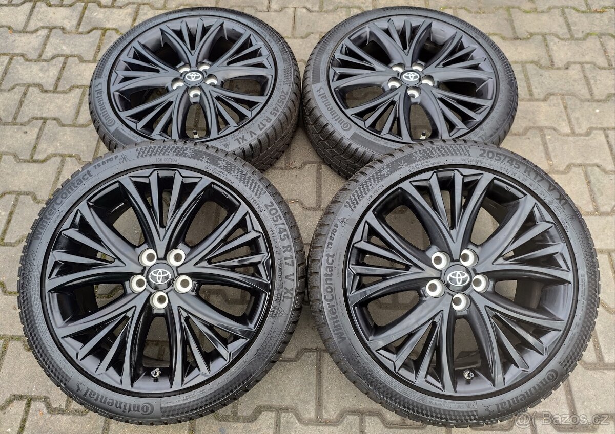 Alu kola originál Toyota Yaris 5x100 R17 TOP ZIMNÍ SADA - 5