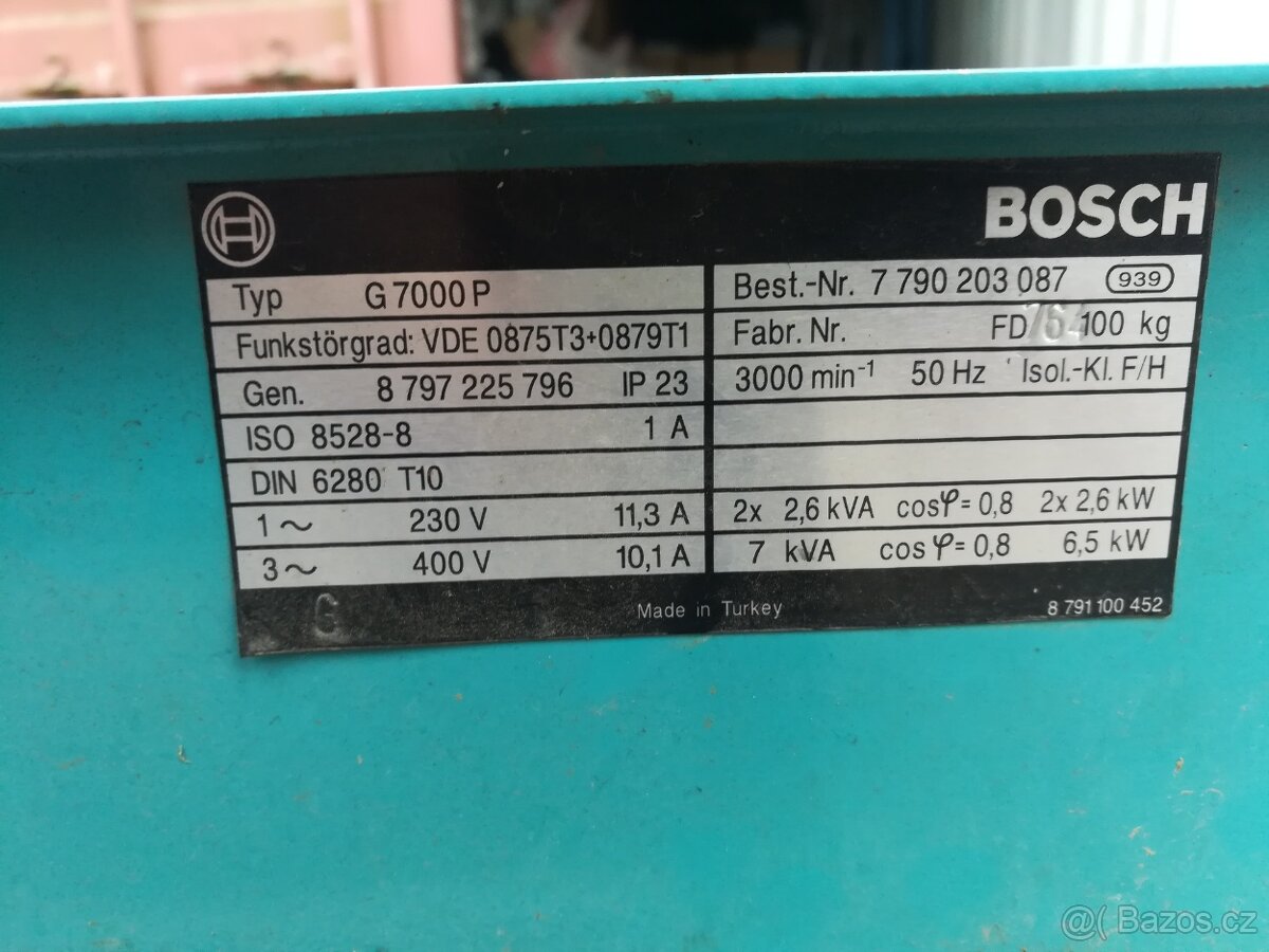 Elektrocentrála G 7000 P - 5