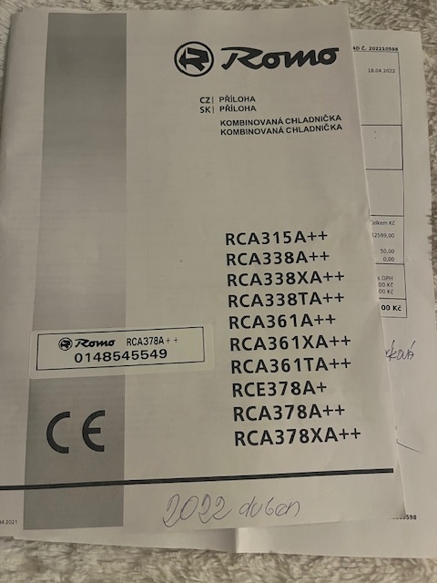 Kombinovaná chladnička Romo - 5