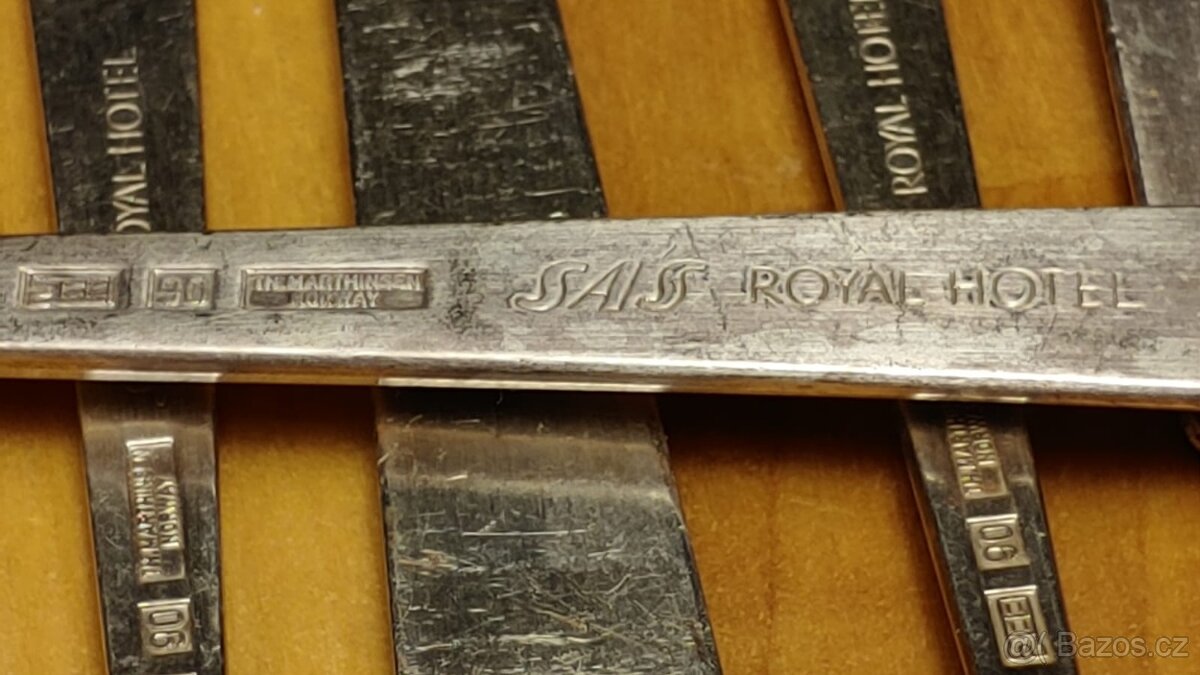 RARE SET STŘÍBR.PŘÍBORŮ, SAS NORSKO - 5