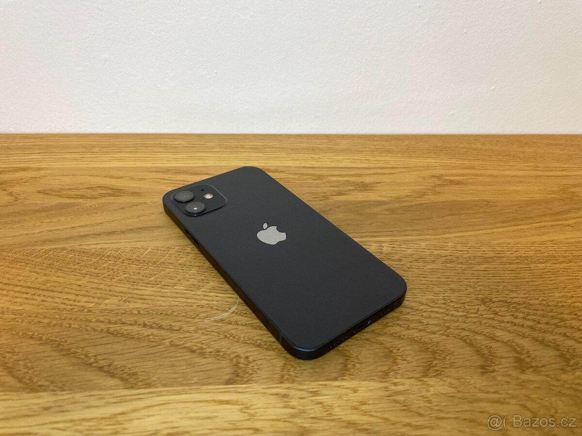 Apple iPhone 12 128GB Black - perfektní stav,baterie 79% - 5