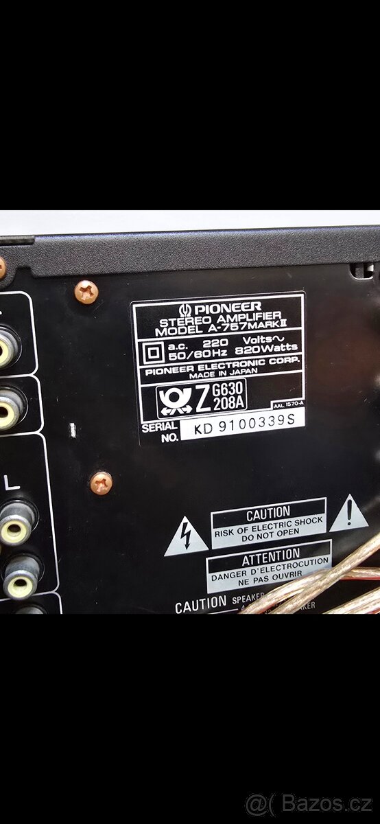 Pioneer A-757 Mark II - Reference Stereo Amplifier v TOP sta - 5