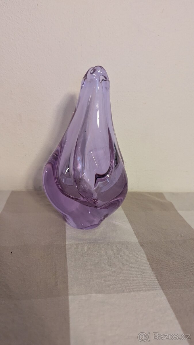 Vázička hutní sklo - 5