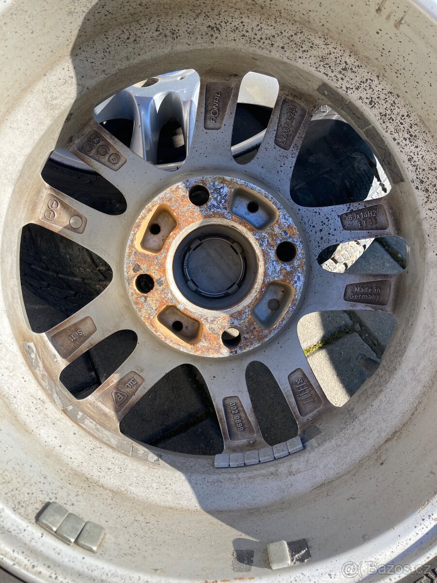 Prodám alu kola 4x108 - 5