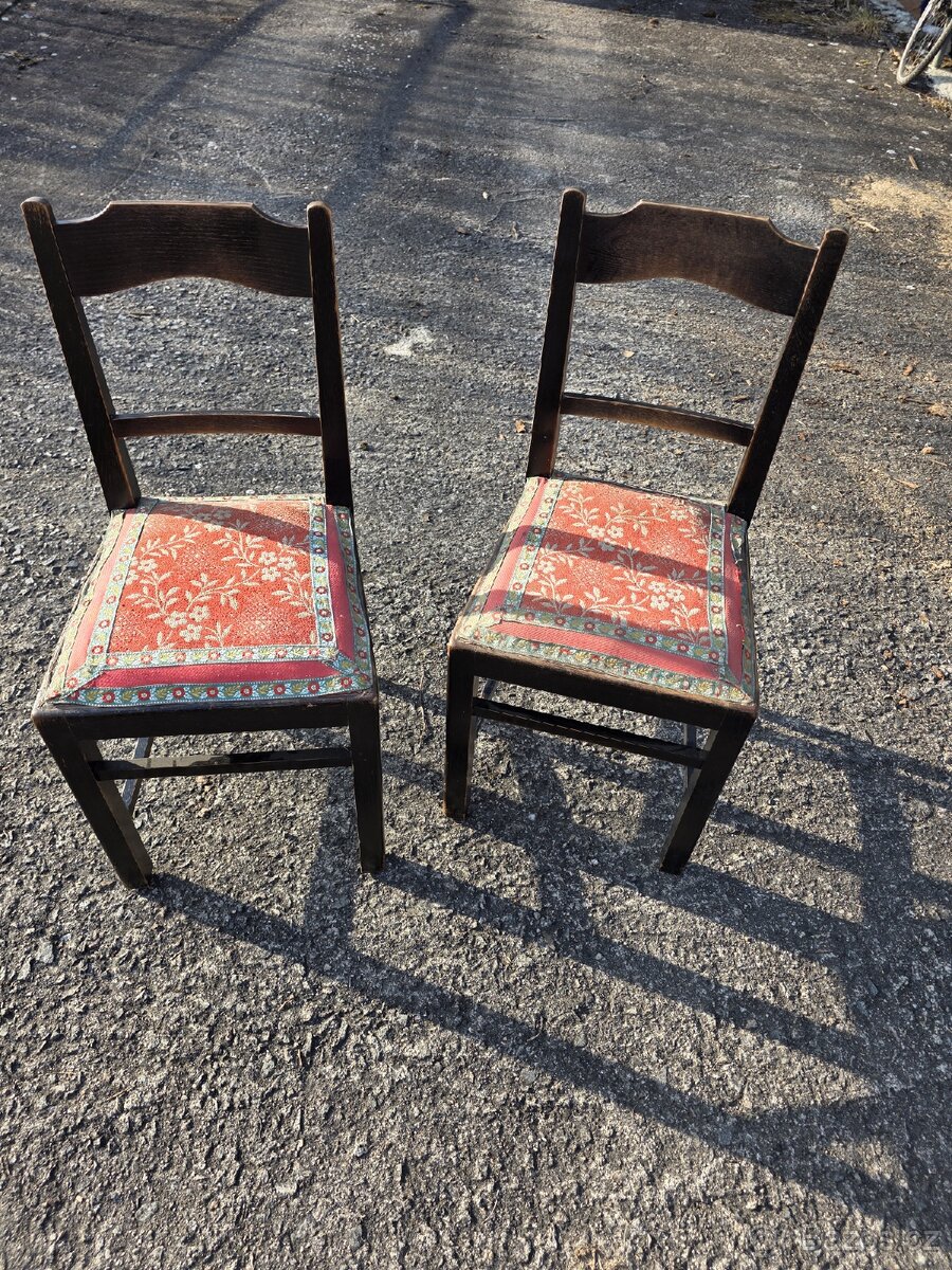 2 starožitné židle - 5