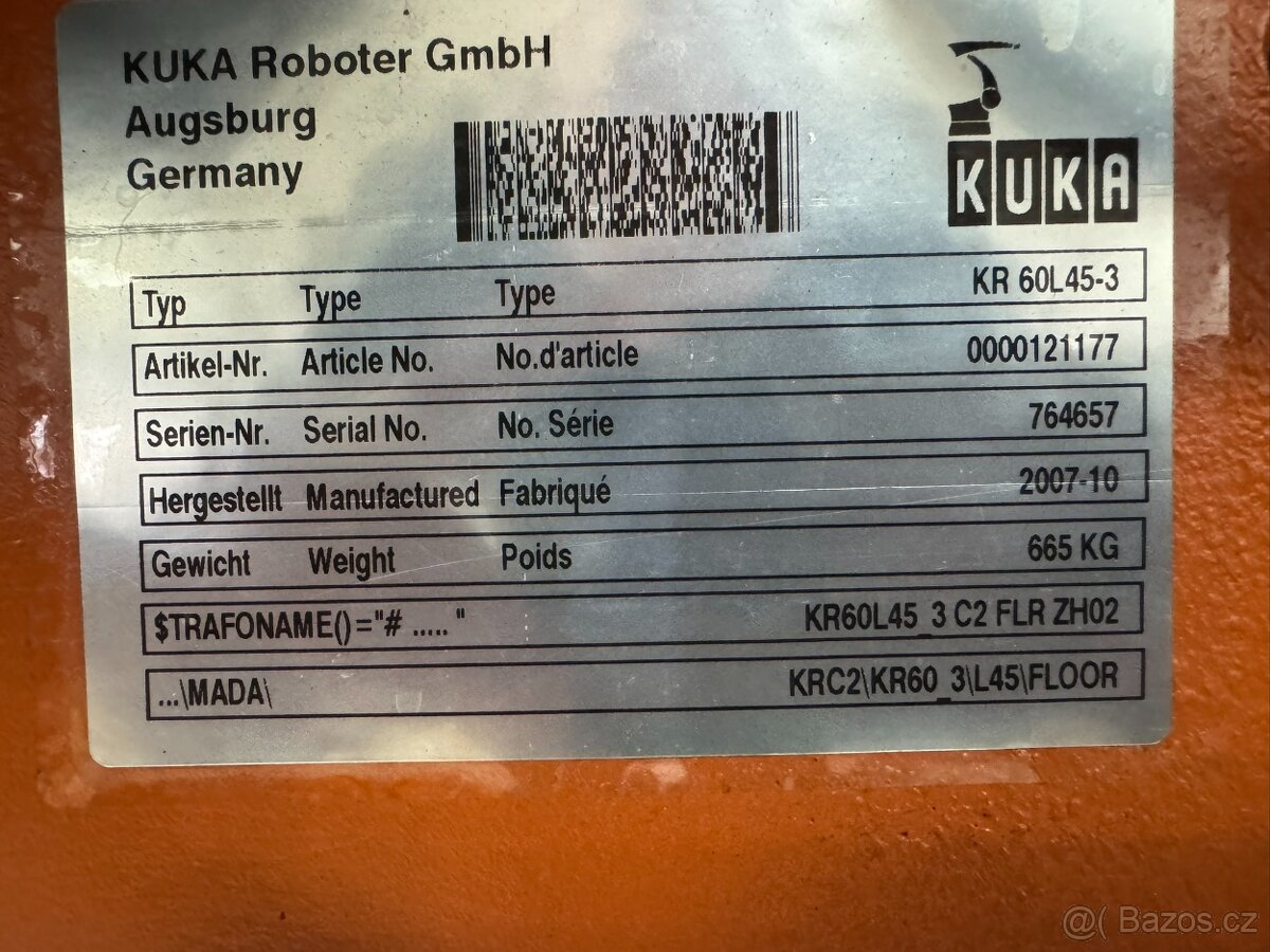 Robot KUKA KR60 KRC2 - 5