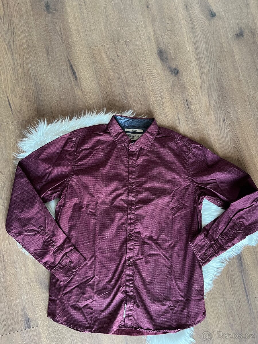 Pánská košile #Košile s dlouhým rukavem - 5