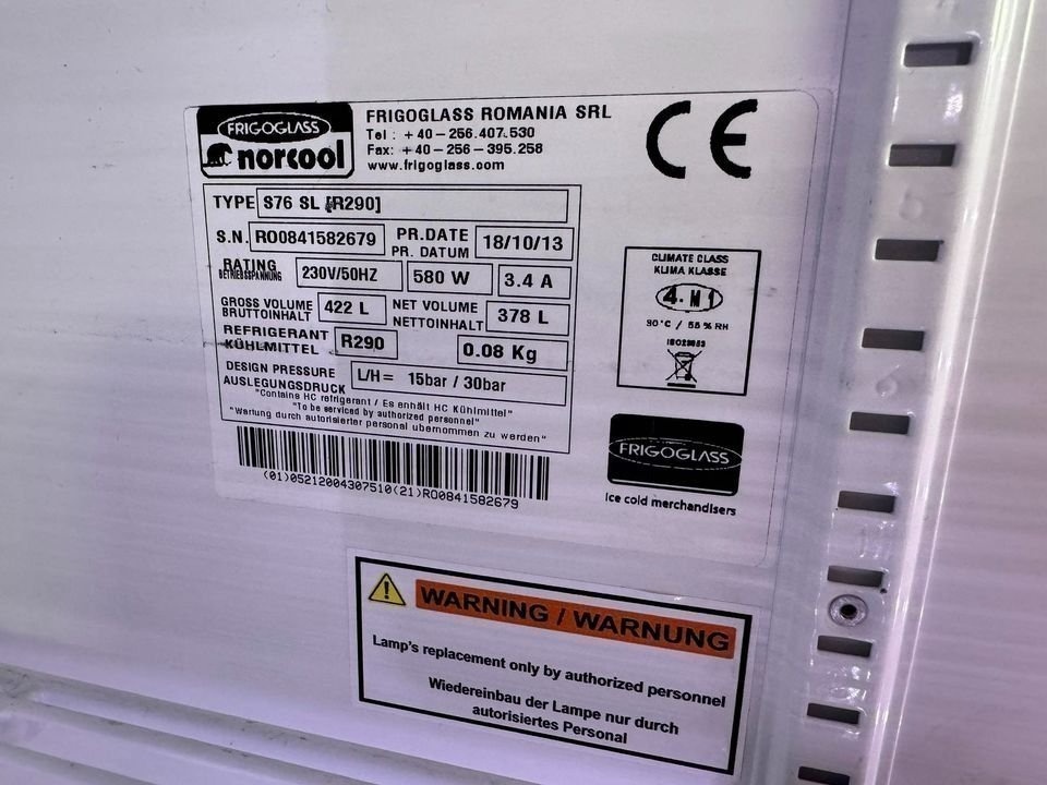 Prosklená chladicí lednice - 5