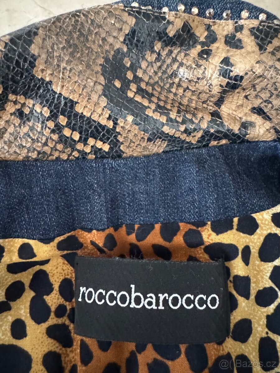 Dámská džínová bunda Roccobarocco - 5
