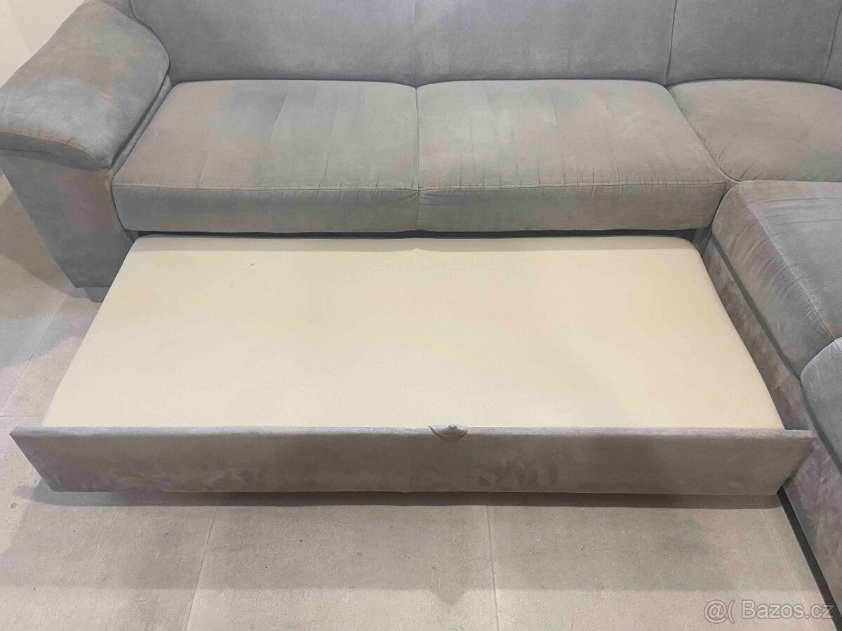 Sedací souprava šedá - pravý roh - 5