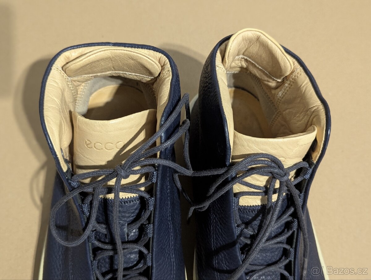 Dámské kotníčkové kožené tenisky Ecco Kinhin - velikost 40 - 5