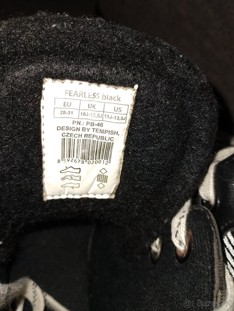 Dětské (chlapecké) lední brusle Tempish 28-31 (nastavitelné) - 5