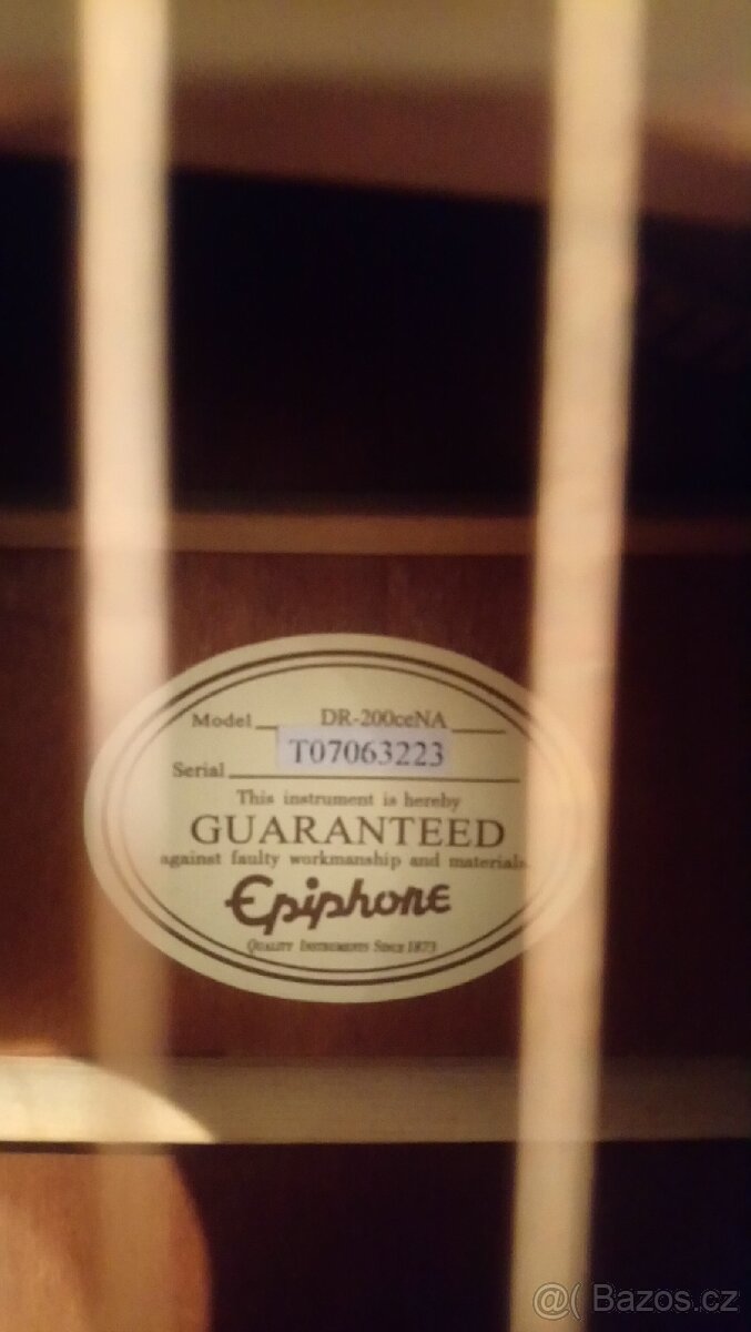 Elektro akustická kytara Epiphone - 5