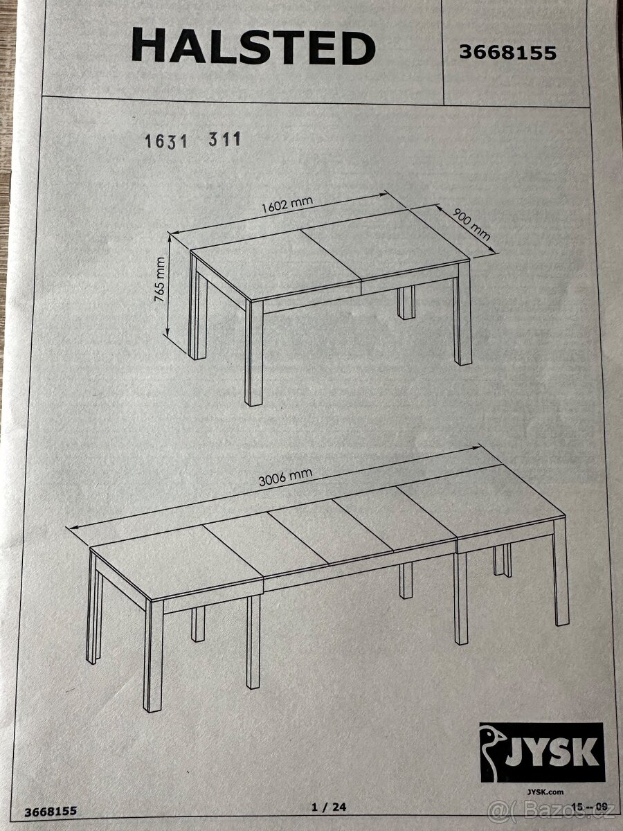 Jídelní stůl rozkládací - 5
