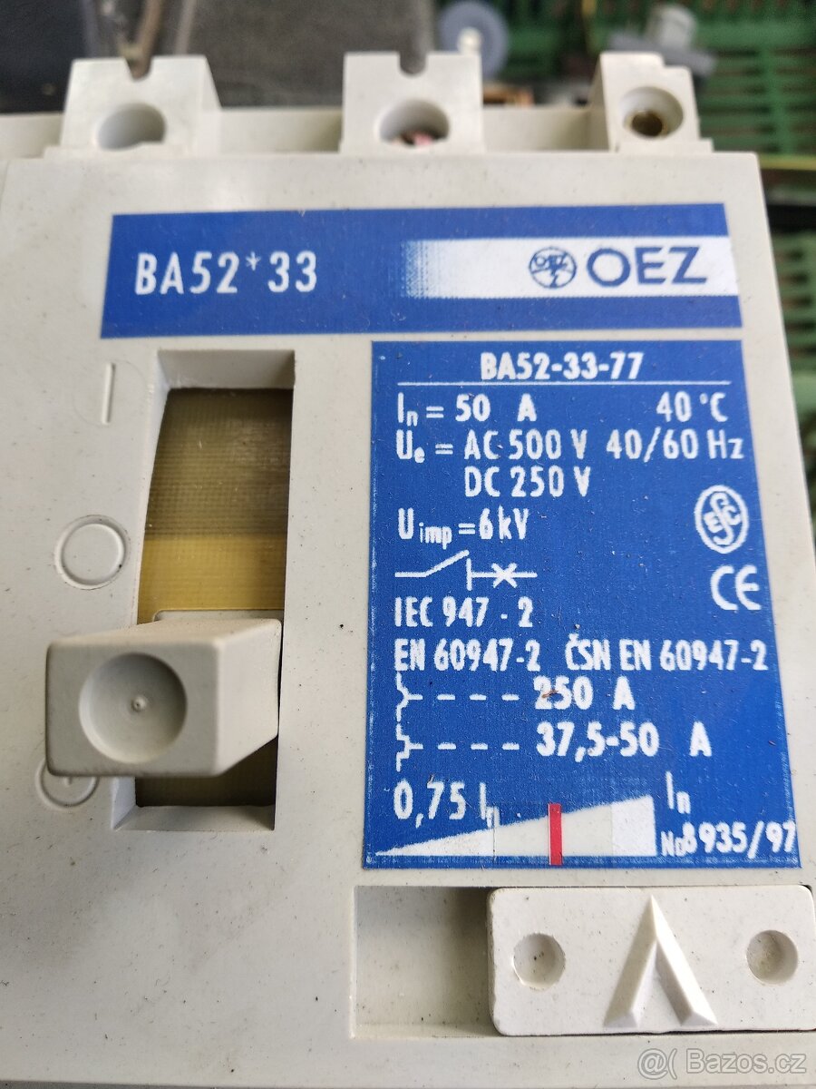 Jistič ,deon OEZ BA52-33-77 a BA52G33-77 - 5