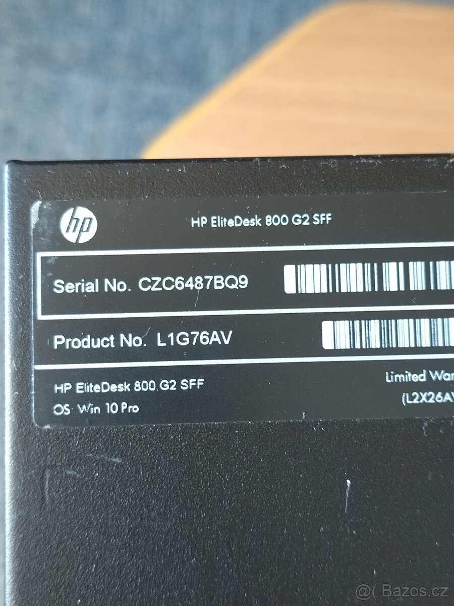 HP EliteDesk 800 G2 SFF, i7, 8 GB, 240 GB, Wind.11 - 5