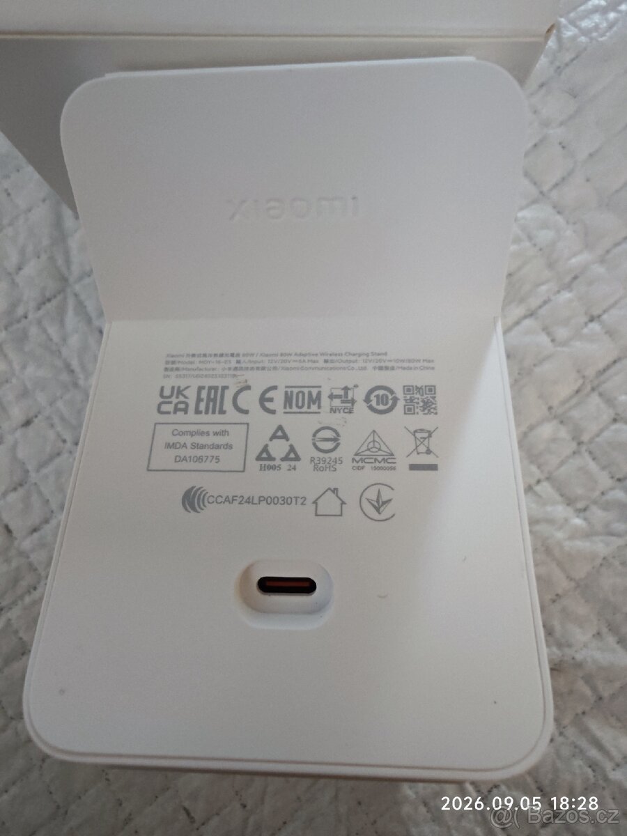 Xiaomi 80W Adaptive Wireless Charging Stand – nový - 5