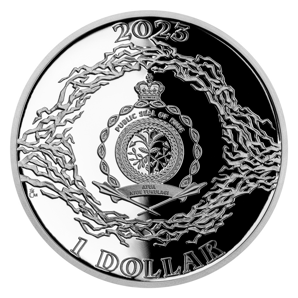 Stříbrná mince Nikola Tesla - Niagarské vodopády proof - 5