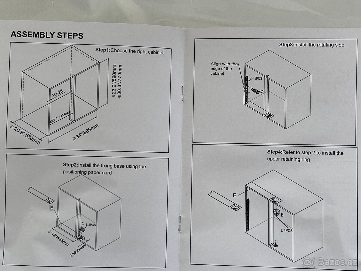 Ledvinka do rohové kuchyně s brzdovými dojezdy. - 5