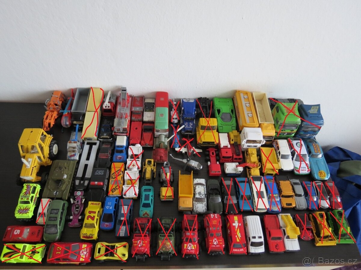 Autíčka staré modely angličáky 80. léta. - 5