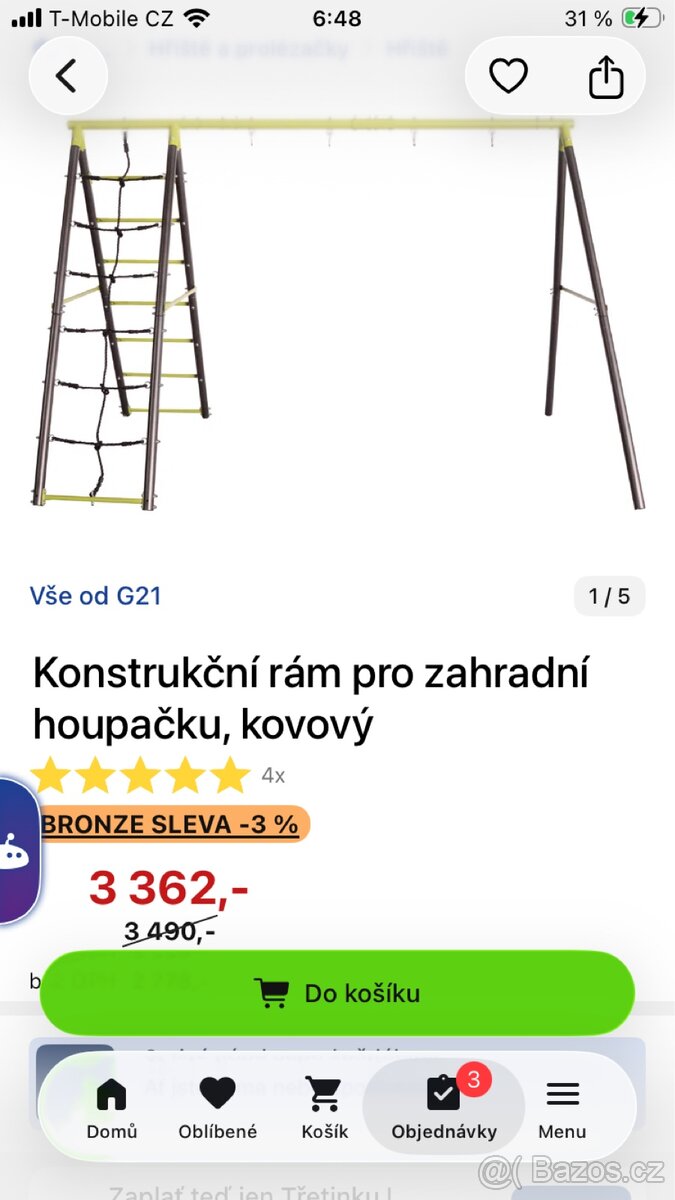 Dětské hřiště - houpačka - 5