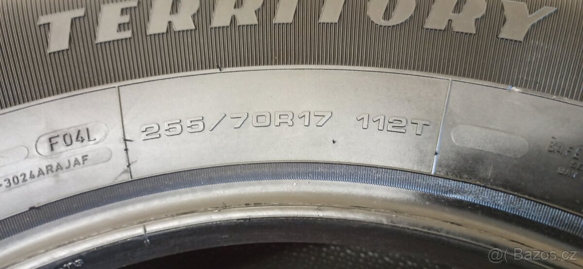 Goodyear Wrangler 255/70 R17 112T 7,5mm DEMO PNEU