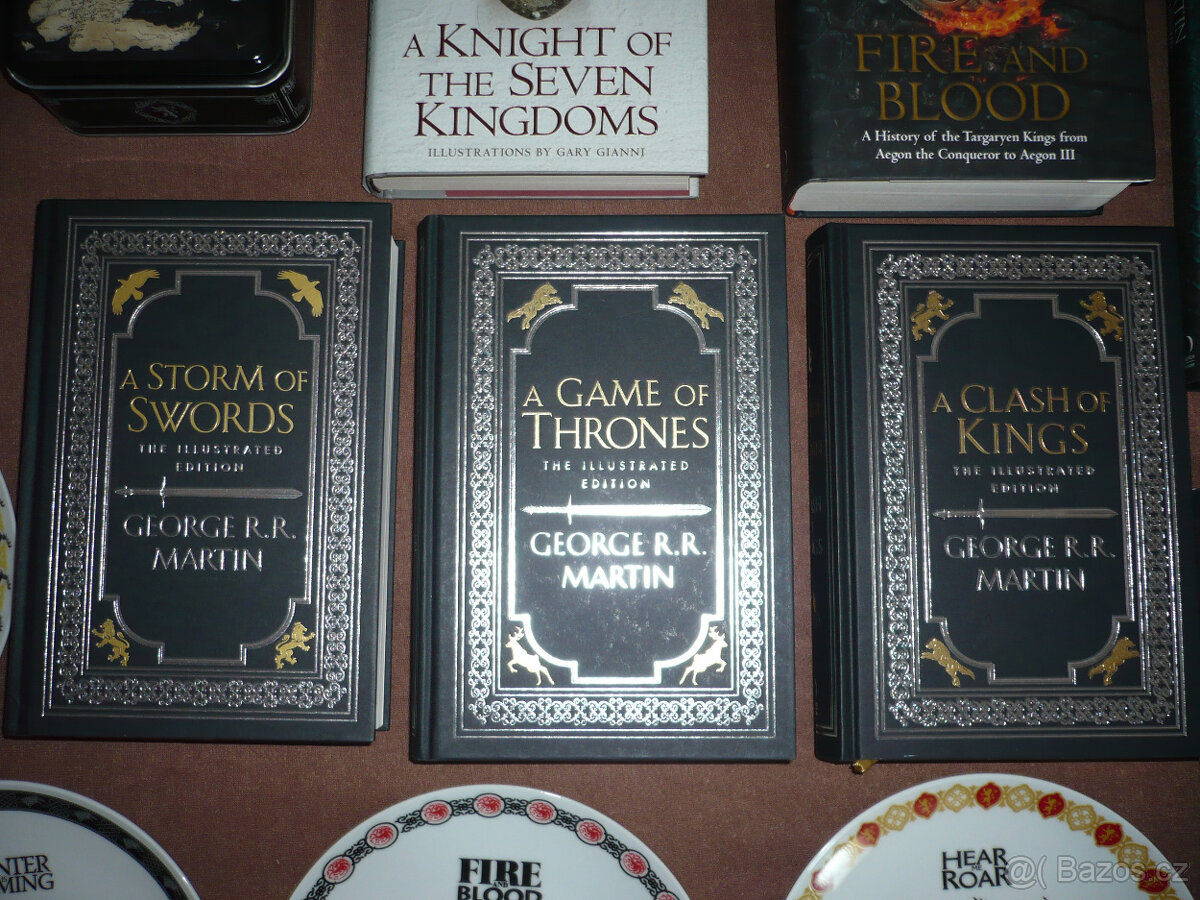 Kolekce ilustrovanych knih Hry o Truny Game of Throne v ang - 5