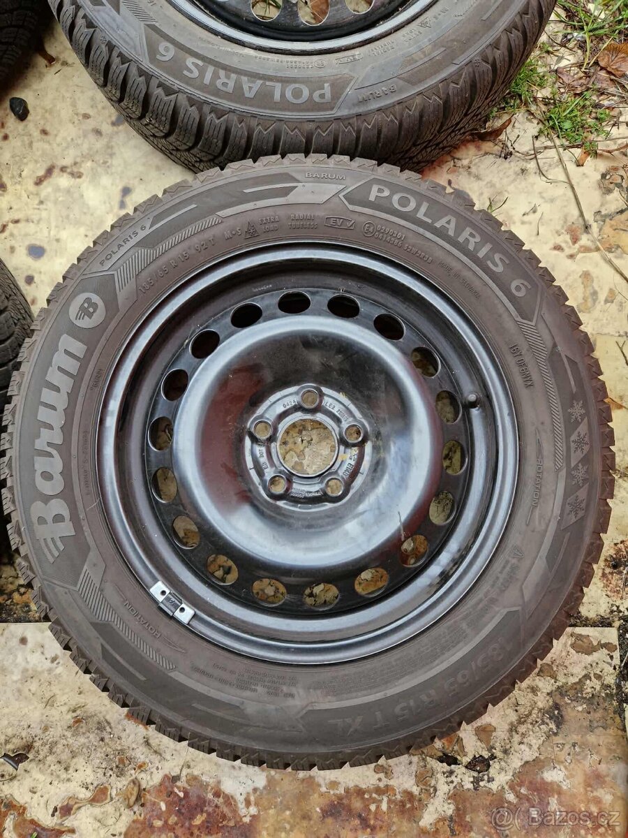 Zimní komplety R15, 5x100 - 5