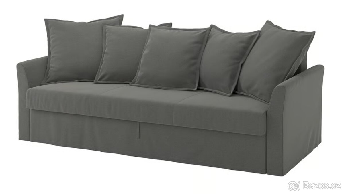 ROZKLÁDACÍ POHOVKA HOLMSUND IKEA ŠEDÁ - 5