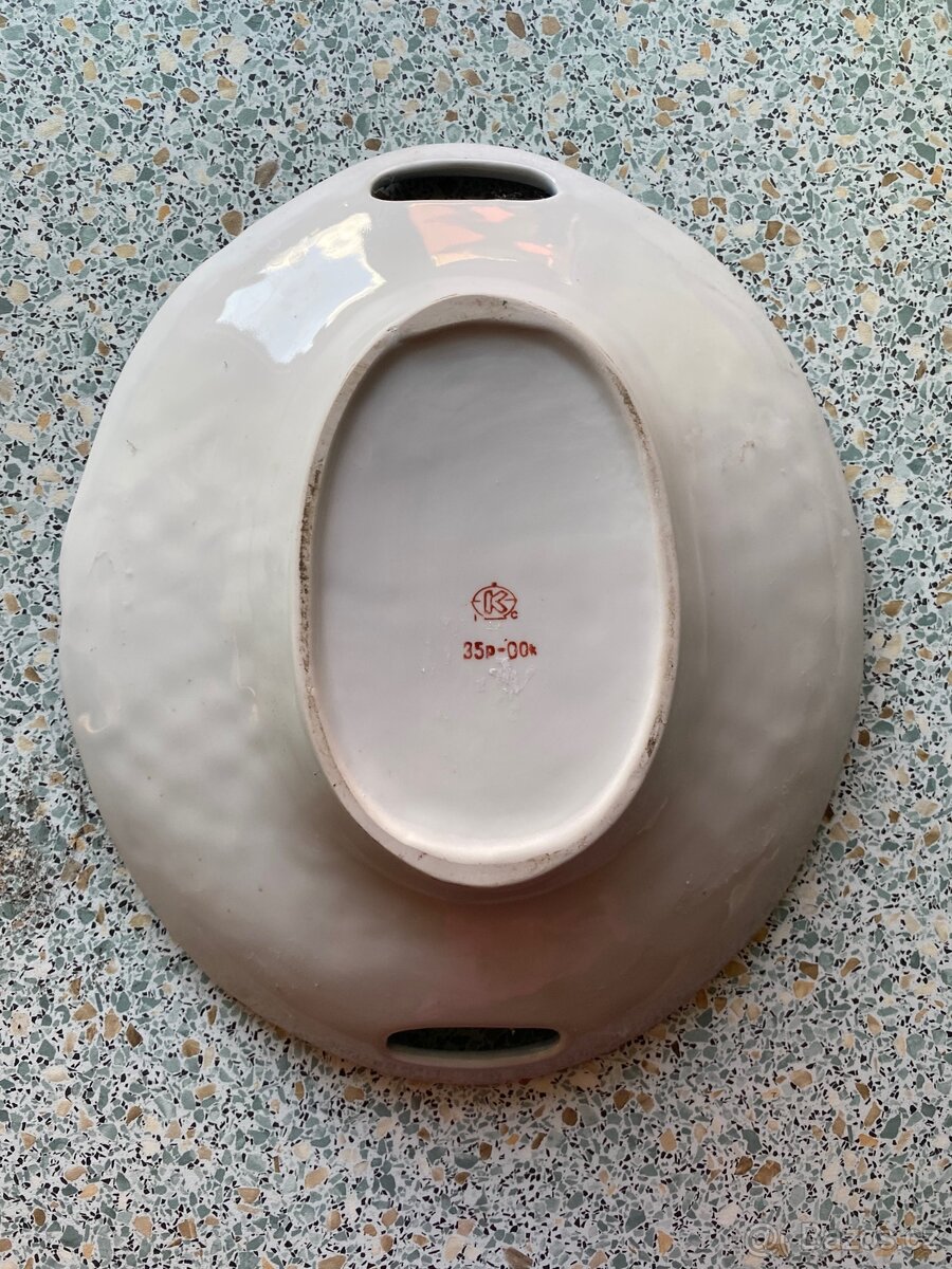 Vintage porcelánová mísa (závod Korosten) - 5