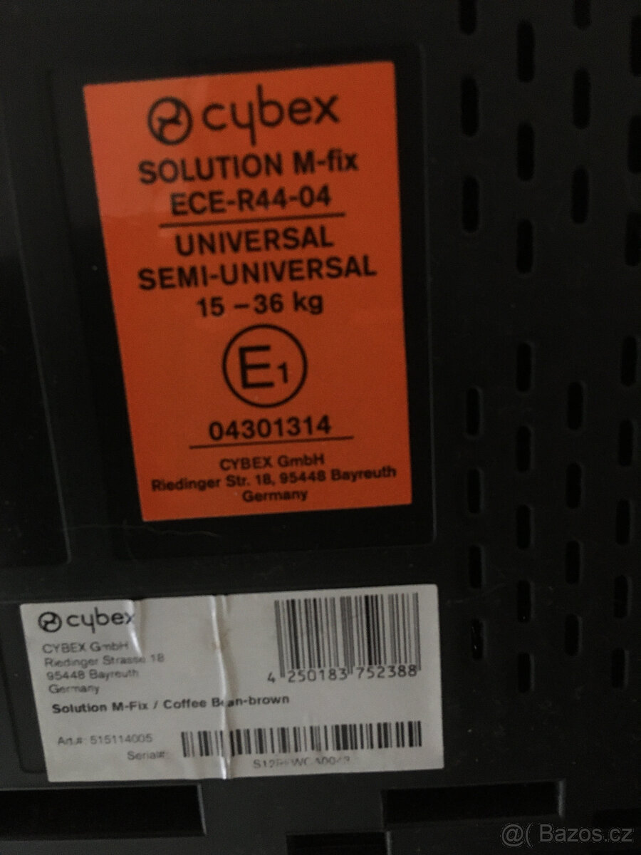 Autosedačka Cybex Solution M-fix / 4-12 let / 15-36 kg - 5