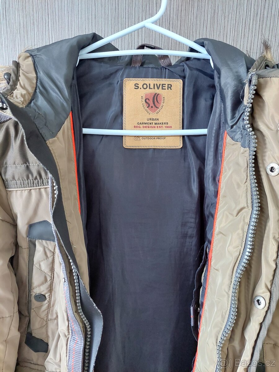 Pánská bunda s kapucí S.OLIVER vel. M - 5