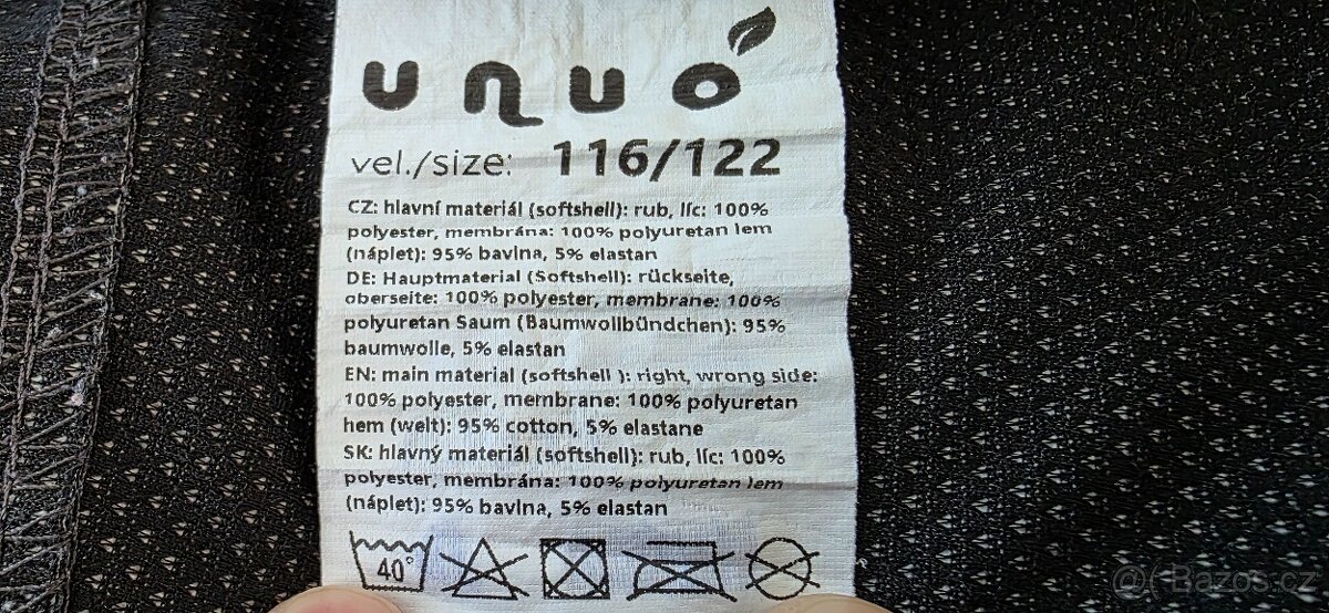 dětské softshellové kalhoty Unuo vel. 116/122 - 5
