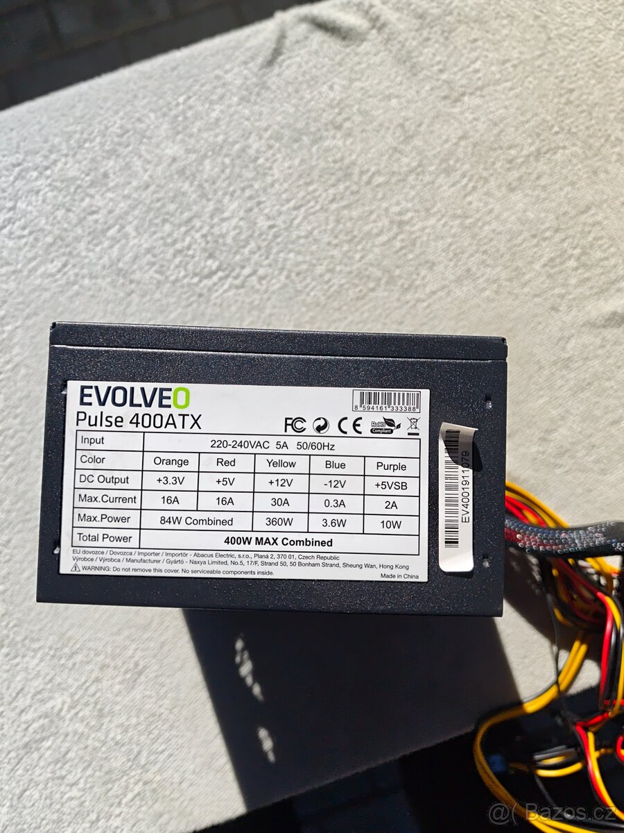 Napájecí zdroj EVOLVEO Pulse 400ATX (400 W) - 5