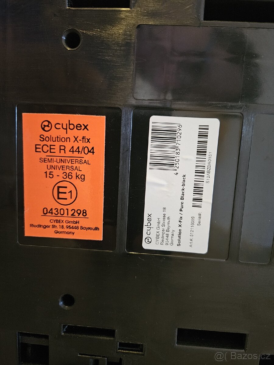 Autosedačka Cybex Solution x-fix (rezervace) - 5