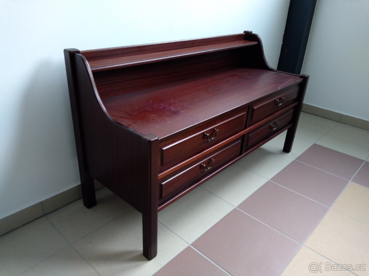 Komoda se zrcadlem, starožitné - 5