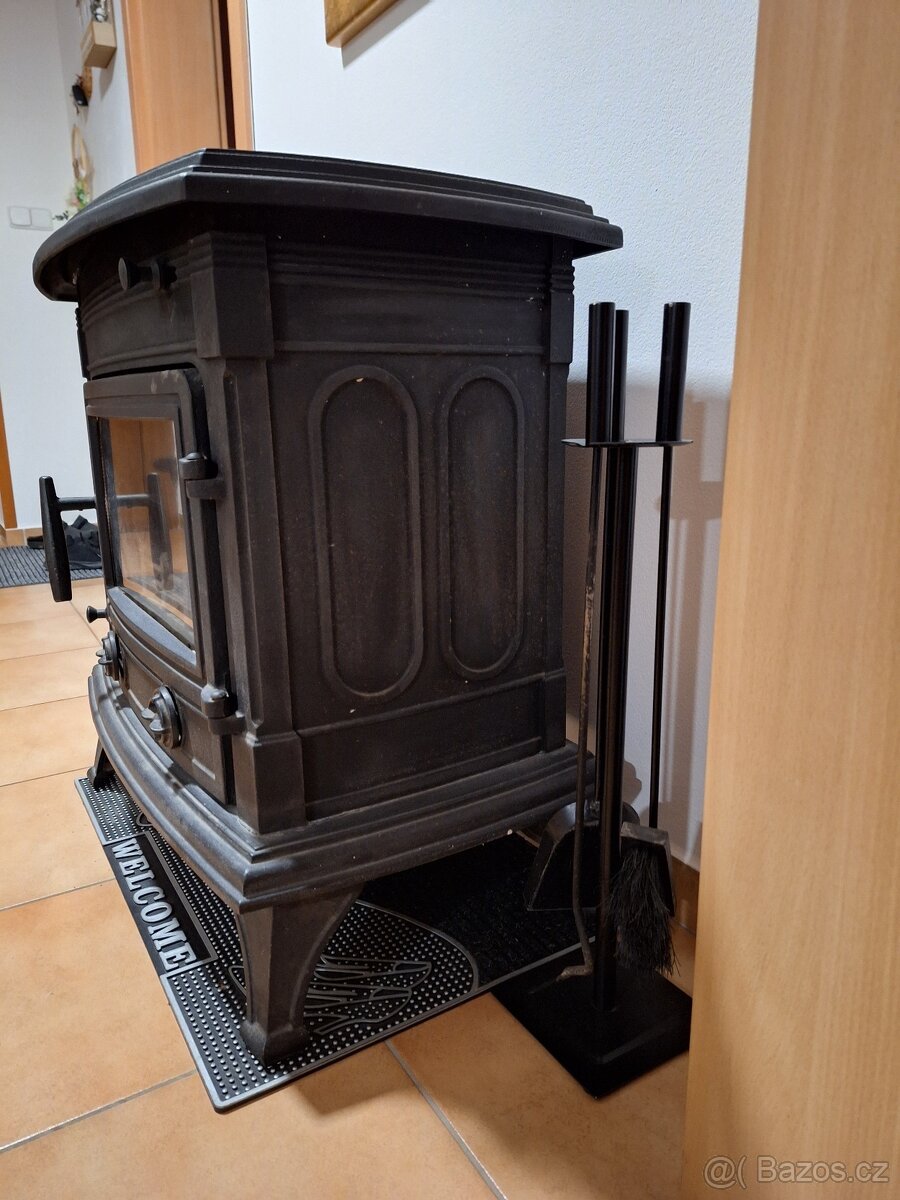 Krbová litinová kamna Asti 10 Kw - 5